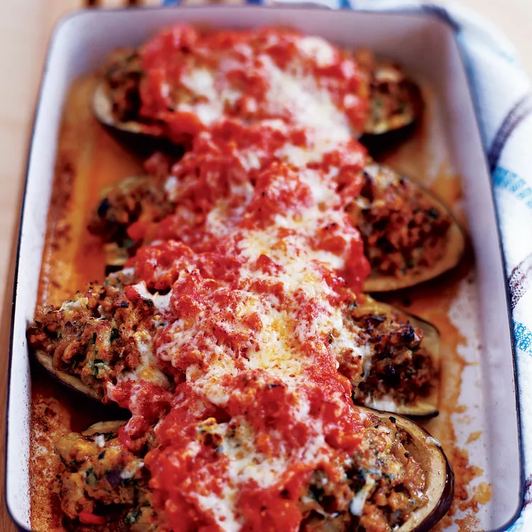 Sardinian stuffed eggplant